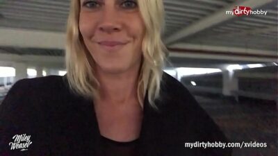 MyDirtyHobby – Amateur babe Miley gets tied up and fucked in a public place