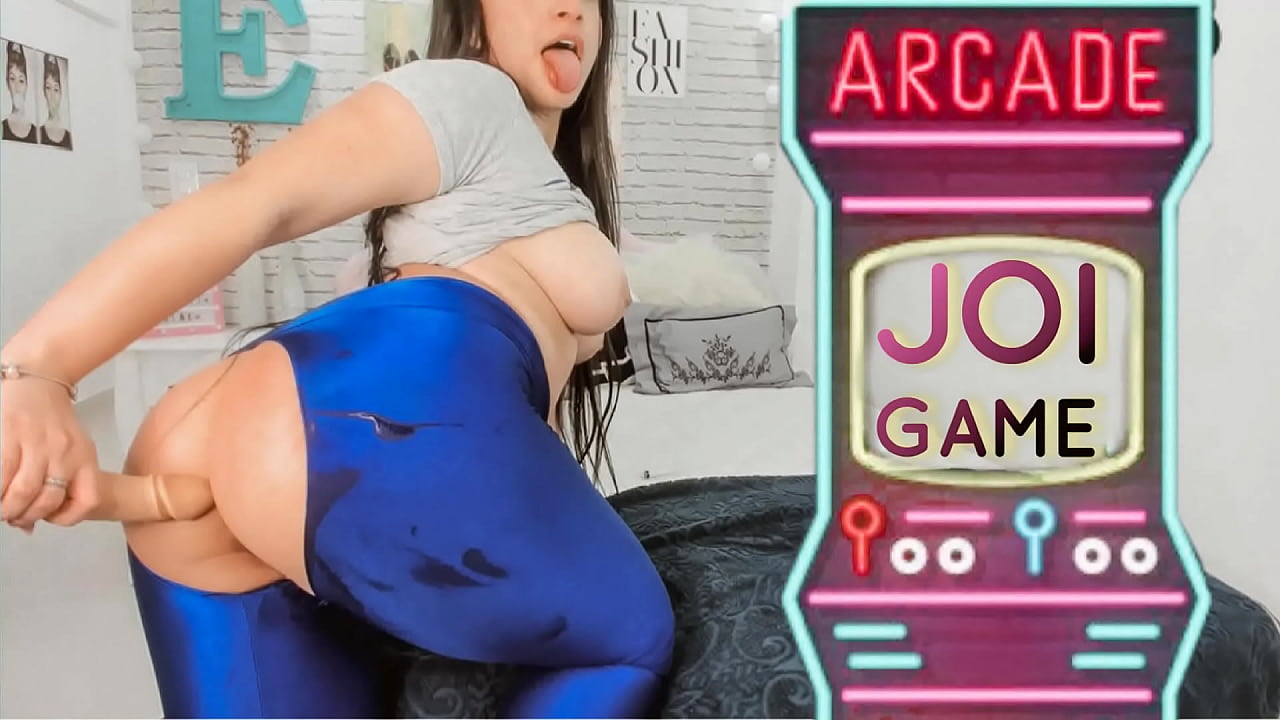 Sexy latina babe gamer girl controling your cock as her video game joistick JOI jerk off... - Anal Planet